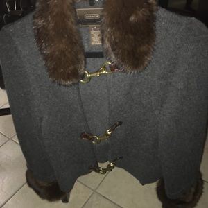Coach Woman’s Size Medium Cashmere & Mink Sweater